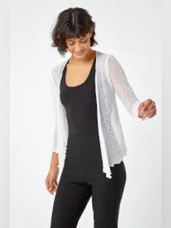 Sweaters - 4/$20 Handmade Boho Open Knit Cardigan Lightweight Sheer Beach Cover Up Festival